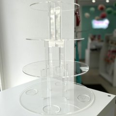 Этажерка для десертов акриловая 