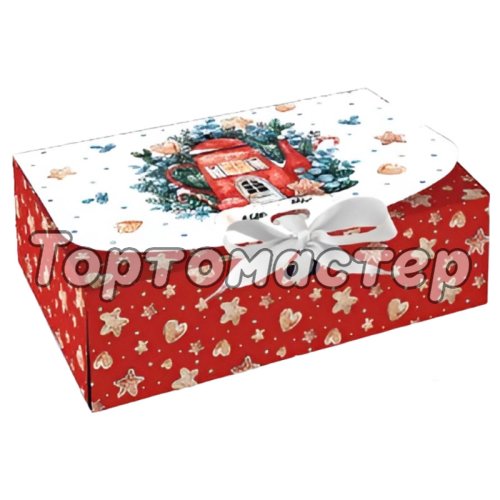 Коробка для сладостей "Уютное Рождество" 16,5х11,5х5 см КУ-744    КУ-00744