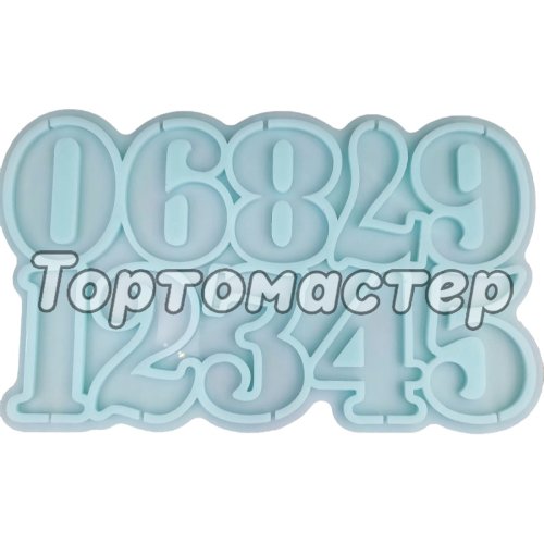 Форма силиконовая для леденцов Цифры 8 см 02139