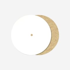 Подложка под торт с отверстием ЛХДФ Белая 3 мм 40 см 