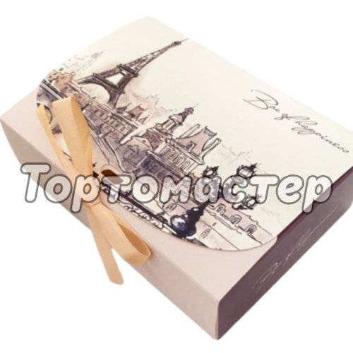 Коробка для сладостей "Париж" 16,5х11,5х5 см КУ-276