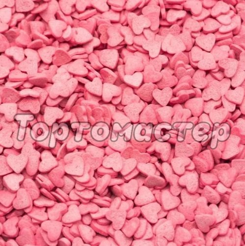 Посыпка кондитерская сердечки мини "Розовые" 50 г tp16106
