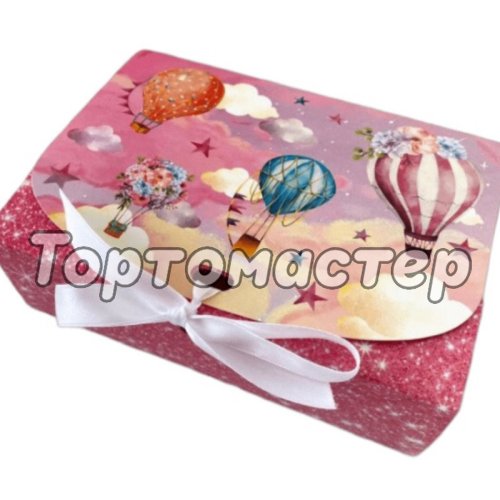 Коробка для сладостей "Воздушные шары" 16,5х11,5х5 см КУ-660