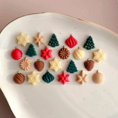 Молд силиконовый "Зимний декор мини" 										