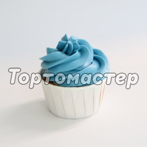 Капсула бумажная с подворотом Белая (с ламинацией) D50 H40 10 шт ForG MUFFIN PRO W/W 