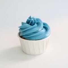 Капсула бумажная с подворотом Белая (с ламинацией) D50 H40 1 шт ForG MUFFIN PRO W/W            Б-7